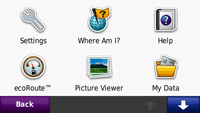 Garmin Nuvi 255W GPS - Tools 1