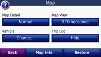 Garmin Nuvi 255W GPS - System